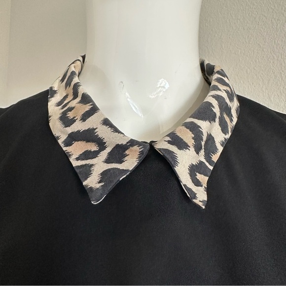 Kate spade Rissa fit & flare sleeveless dress whit leopard collar print - Picture 7 of 14